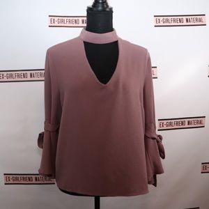 Crescent & Willough Lavender Top Size L